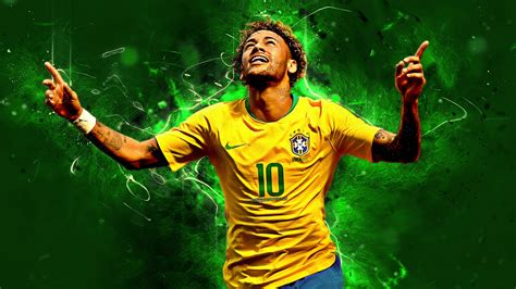 Neymar Brazil Jersey Wallpaper