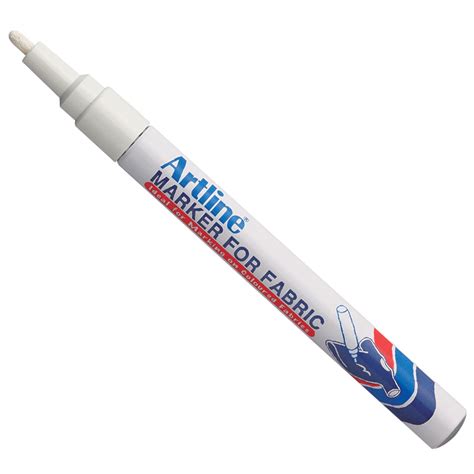 Artline Fabric Marker (White Ink) 1.2mm Bullet - Sold by the Dozen