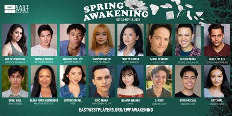 East West Players Announces Cast and Crew of Spring Awakening - Tamlyn Tomita to Make EWP ...