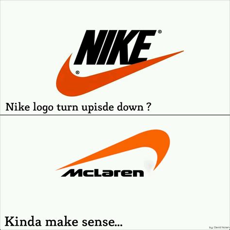 What if NIKE logo turn upside down?