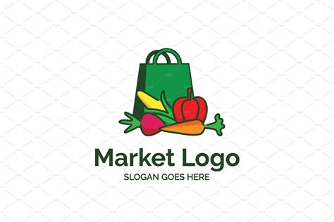 Vegetable fresh market logo design | Branding & Logo Templates ...