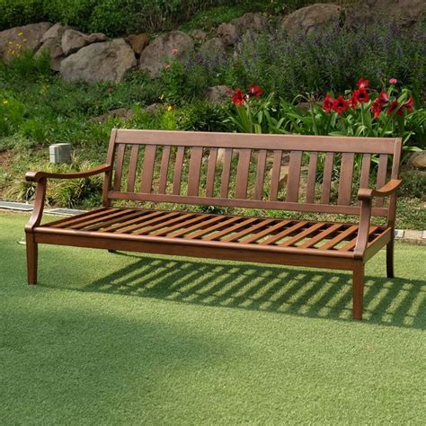 Alston Solid Wood Outdoor Sofa Daybed with White Cushion - Walmart.com ...