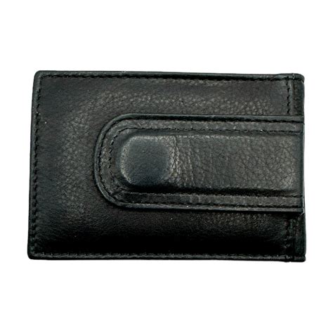 Leather Card Holder with Money Clip | American Leather - maker of fine leather belts