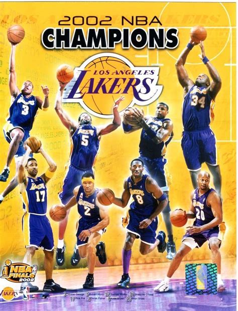 2002 Los Angeles Lakers Championship 8" x 10" Composite Photo | Lakers ...