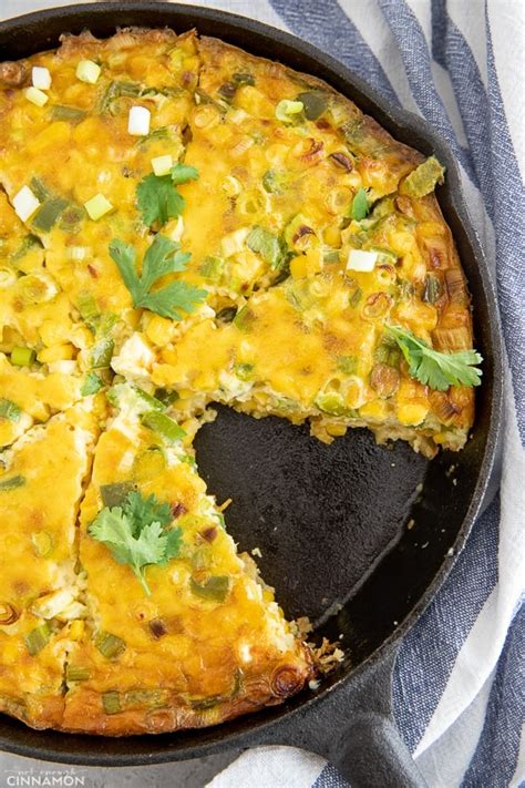 Healthy Poblano Chile and Corn Casserole Recipe - Yummy Recipe