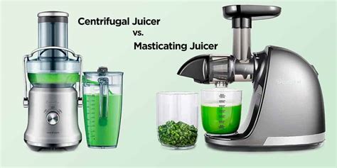 Masticating vs Centrifugal Juicer