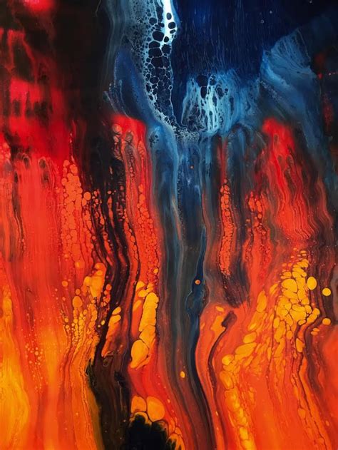 Vibrant Bold Abstract Painting Colorful Large Wall Acrylic Art | Etsy