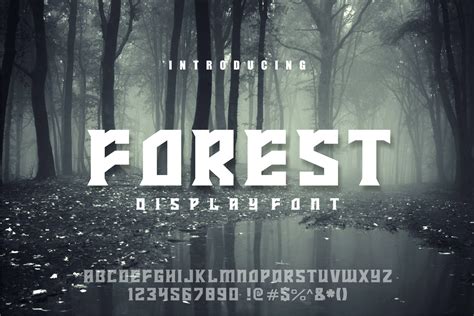 FOREST display font