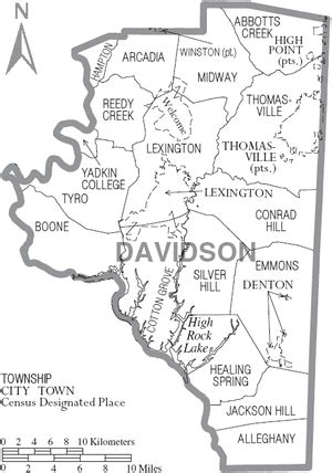 Historical Maps | Davidson County, NC