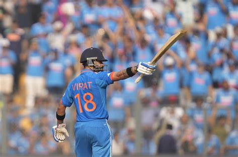 Virat Kohli hit his eighth fifty-plus score in 10 innings at the 2023 World Cup | ESPNcricinfo.com