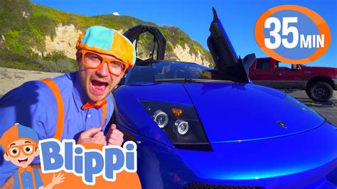 Blippi Drives a Lamborghini and Learns About Sports Cars! | BEST OF ...