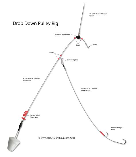 Assembled Rigs 10 x pulley dropper rigs sea fishing cod bass Sporting Goods