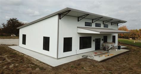 Single Slope Metal Building | Worldwide Steel Buildings Projects Cottage Floor Plans, Barn House ...