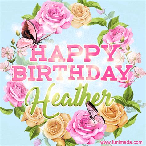 Happy Birthday Heather GIFs - Download on Funimada.com