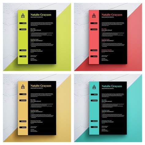 Modern Resume Background Image