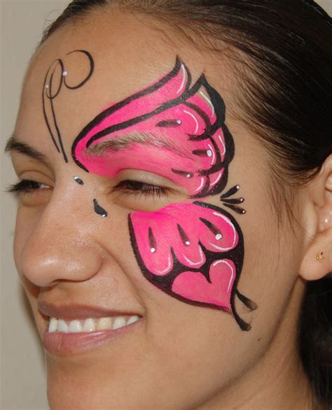 Butterfly face paint, Face painting designs, Butterfly face