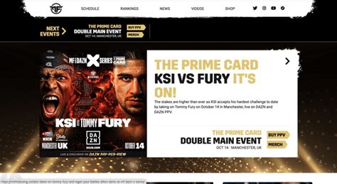 Misfits Boxing Unveils Revamped Website – Check It Out! : r/MisfitsBoxing