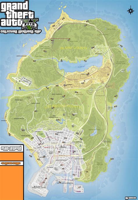 Collectible Locations Guide - Grand Theft Auto V Walkthrough - Neoseeker