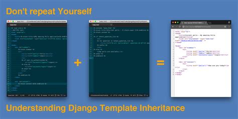 Don't repeat Yourself - Understanding Django Template Inheritance ...