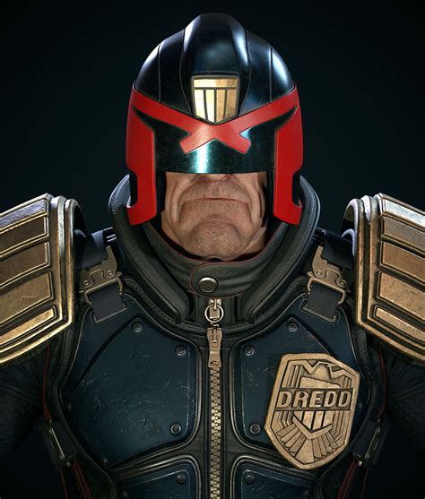 Judge Dredd, Daniel Johnsson on ArtStation at https://www.artstation.com/artwork/lVg4zO | Judge ...