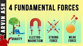 Four Fundamental Forces Diagram