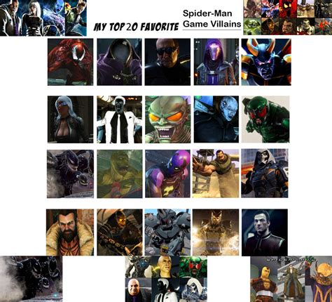 My Top 20 Favorite Spider-Man Game Villains by JackSkellington416 on ...