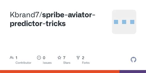 GitHub - Kbrand7/spribe-aviator-predictor-tricks