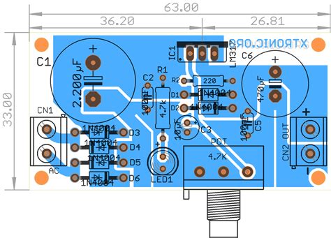 10 Volt Regulator Lm317T Circuit Diagram - Activity diagram