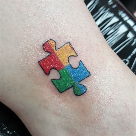 Share 72+ autism puzzle tattoo super hot - vova.edu.vn