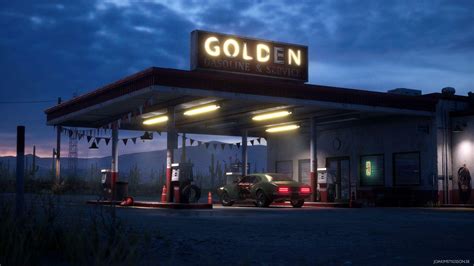 Vintage Gas Station Wallpapers - Top Free Vintage Gas Station Backgrounds - WallpaperAccess