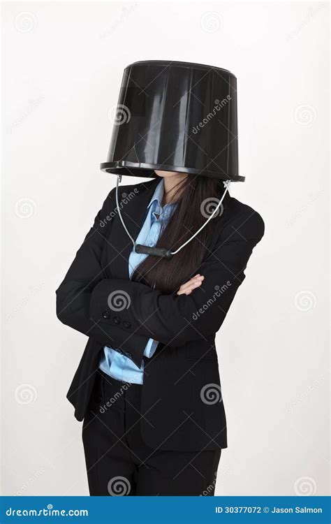 Bucket On Head Stock Photography - Image: 30377072