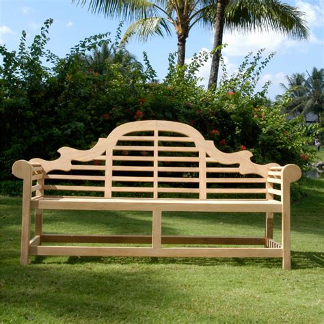 Chic Teak Lutyens Teak Outdoor Bench - Walmart.com