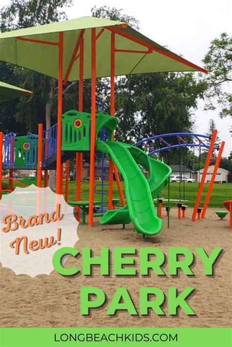 Visiting the New Cherry Park Playground - longbeachkids.com