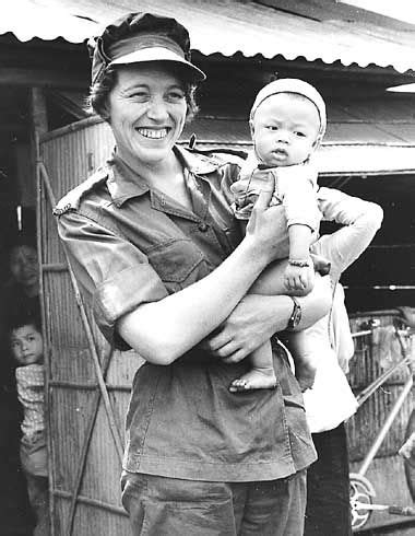 A Royal Australian Army Nursing Corps nurse and Vietnamese child, 1967. Vietnam Veterans Day ...