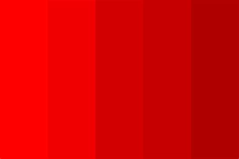 Red Blood Color Palette