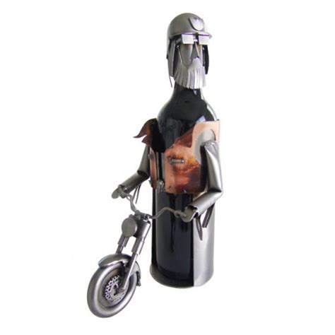 Motorcycle Rider Wine Bottle Holder