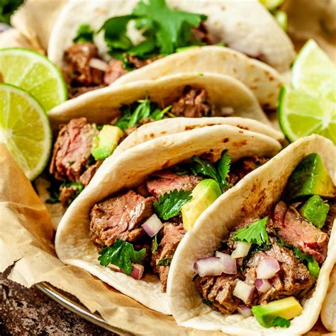 Foto De Tacos De Carne Asada / Tacos de carne asada (grilled steak tacos).