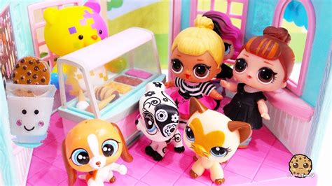 Crazy For Cookies ! LOL Surprise Dolls + Littlest Pet Shop Cookie Swirl ...