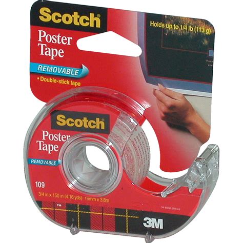 3M Scotch Permanent Double Sided Tape, 1/2 X 1296", Clear price in ...