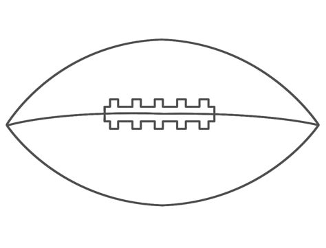 Football Outline - ClipartPost