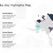 Illinois Map 4 PowerPoint Template