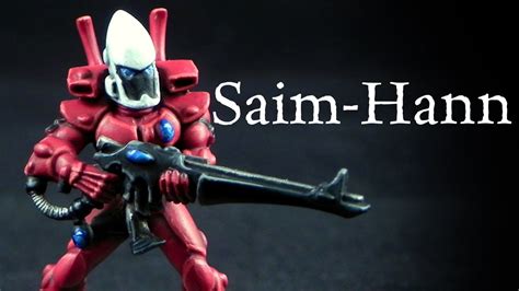 How to paint Saim-Hann Eldar Guardians - YouTube