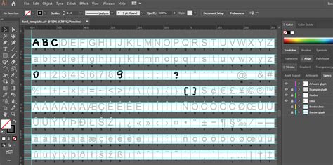 GitHub - tomchen/font-template: Simplest way to create your own font with Adobe Illustrator and ...