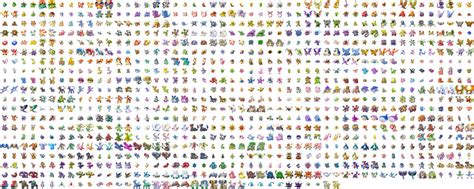 All Pokemon Sprites-With Shiny by o0TheForgotten0o on DeviantArt