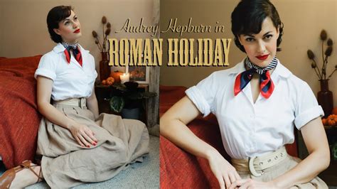 Audrey Hepburn Roman Holiday Look - YouTube