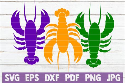 Mardi Gras Crawfish Graphic by MintyMarshmallows · Creative Fabrica