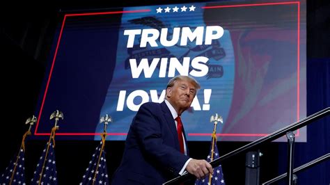 Former President Donald J. Trump Wins Iowa Caucuses In Historic 30-Point Landslide | For God's ...