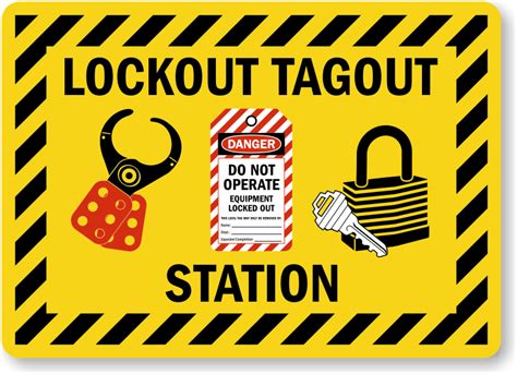 Lockout Tagout Station Sign - Durable & Highly Visible, SKU: S2-0631 - MySafetySign.com