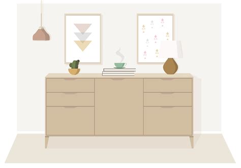 Vector Modern Interior Illustration 256701 Vector Art at Vecteezy