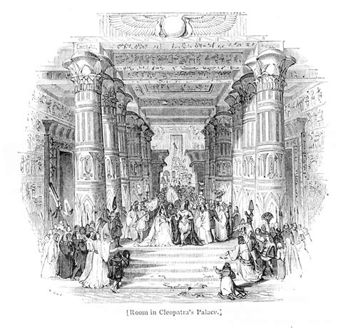 Room in Cleopatra’s Palace | Victorian Illustrated Shakespeare Archive